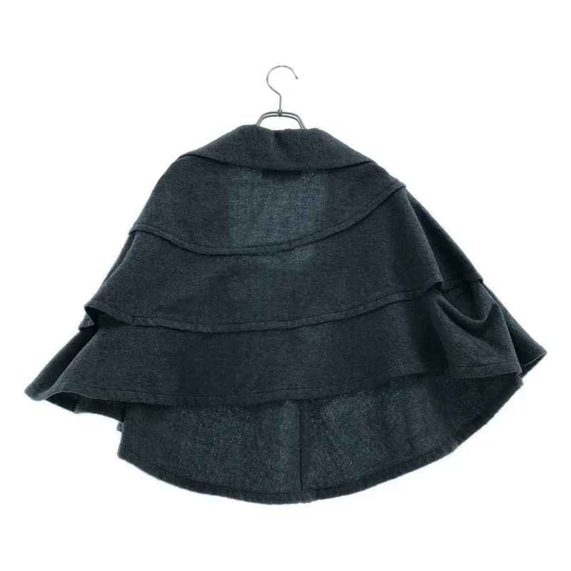 tricot COMME des GARCONS / トリココムデギャルソン | 2010AW | ウール フリルカラーポンチョ | M | レディース