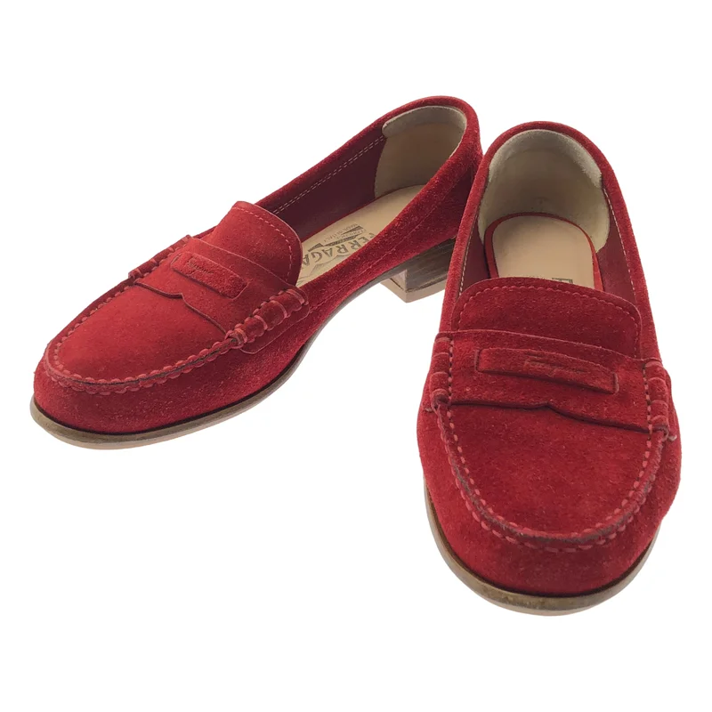 Salvatore Ferragamo / サルヴァトーレフェラガモ | スエード レザー ローファー | 7 | レディース