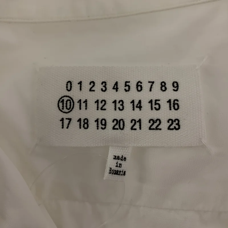 Maison Margiela / メゾンマルジェラ | 2018SS | コットン パッチワーク オープンカラー シャツ | 38 | メンズ