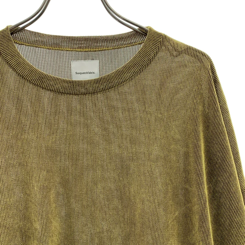 Sasquatchfabrix. / サスクワッチファブリックス | MESH VELOUR L/S SMOCK カットソー | L | メンズ