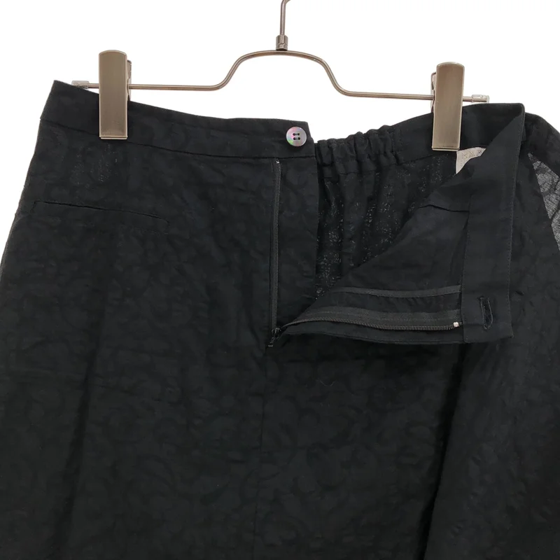 HaaT ISSEY MIYAKE / ハートイッセイミヤケ | コットン 刺しゅう トライバル 総柄 ラップスカート | 2 | レディース