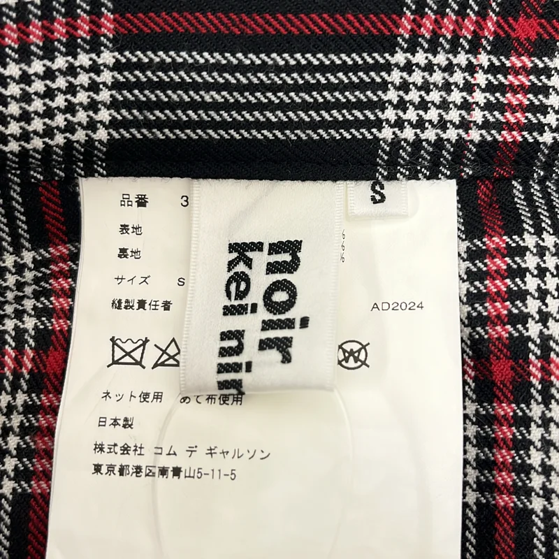 noir kei ninomiya / ノワールケイニノミヤ | 2024AW | チェック マルチポケット ラップスカート | S | レディース