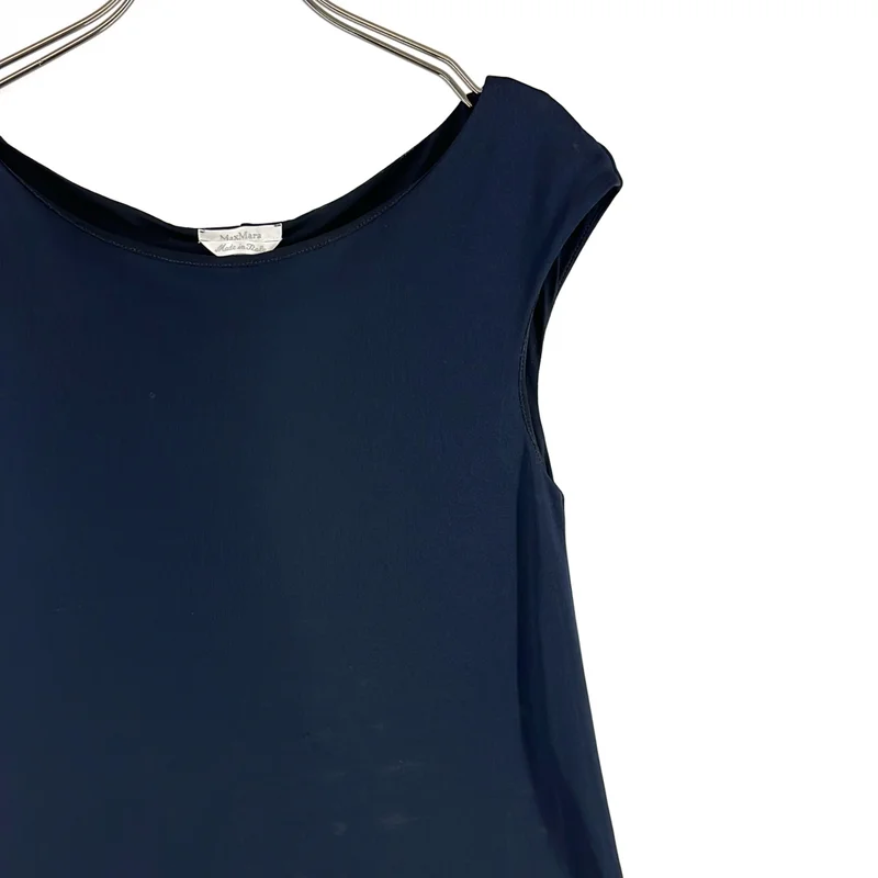 Max Mara / マックスマーラ | ジャージー ノースリーブ フレアワンピース | 40 | レディース