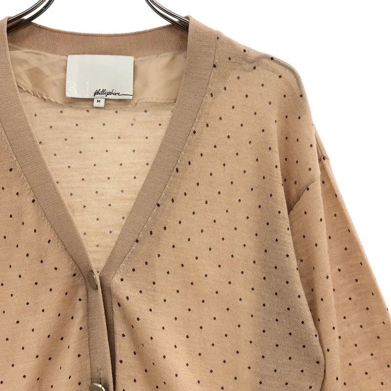 3.1 Phillip Lim / スリーワンフィリップリム | ドット カーディガン S111-7701FSM | M | レディース