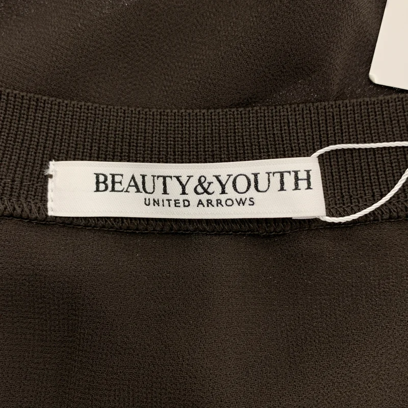 BEAUTY&YOUTH / ビューティーアンドユース | シフォンレイヤード ドルマンスリーブ ワンピース |