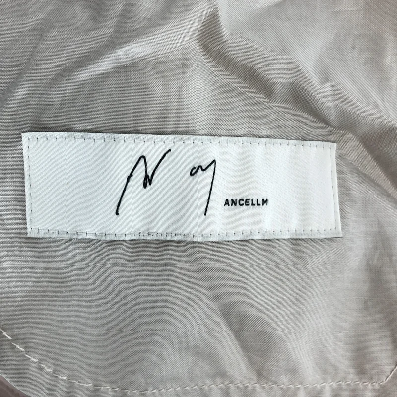 ANCELLM / アンセルム | 2025SS | W/L WIDE EASY TUCK SLACKS ウール リネン ワイドイージータックスラックス | 1 | メンズ