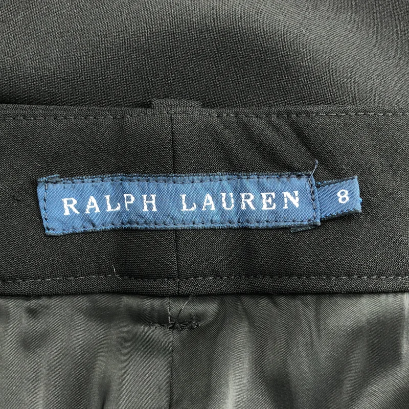 RALPH LAUREN / ラルフローレン | ウールストレッチ ワイドスラックス | 8 | レディース