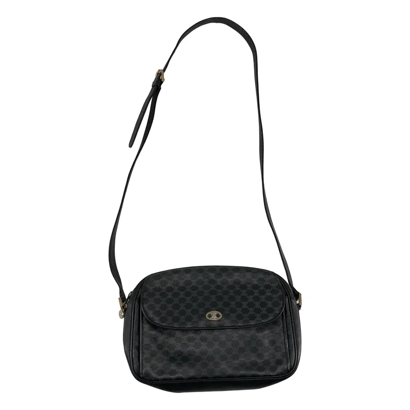 CELINE / セリーヌ | レザー マカダム ショルダーバッグ |