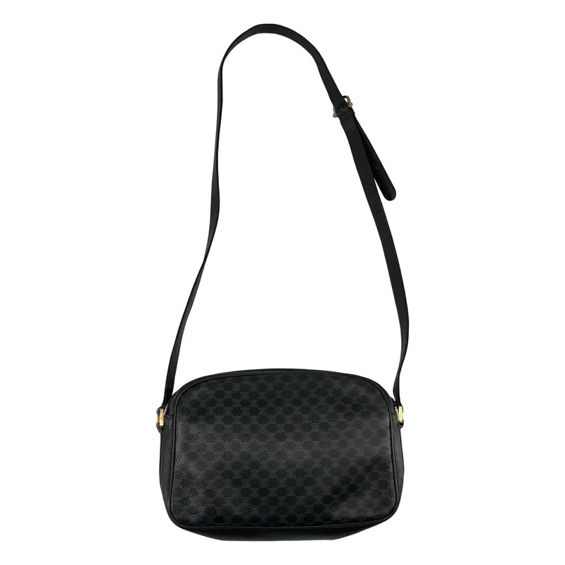 CELINE / セリーヌ | レザー マカダム ショルダーバッグ |