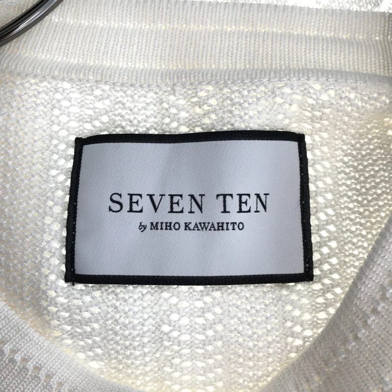 SEVEN TEN by MIHO KAWAHITO / セブンテンバイミホカワヒト | レーヨン レース ニット カーディガン | S | レディース