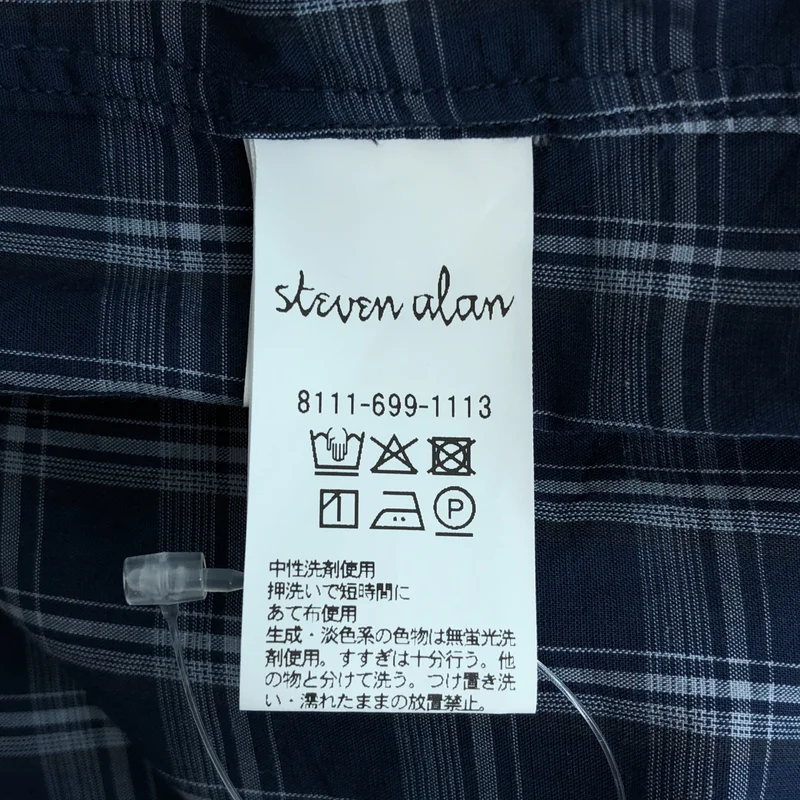 steven alan / スティーブンアラン | チェック レギュラーカラー シャツ | M | メンズ