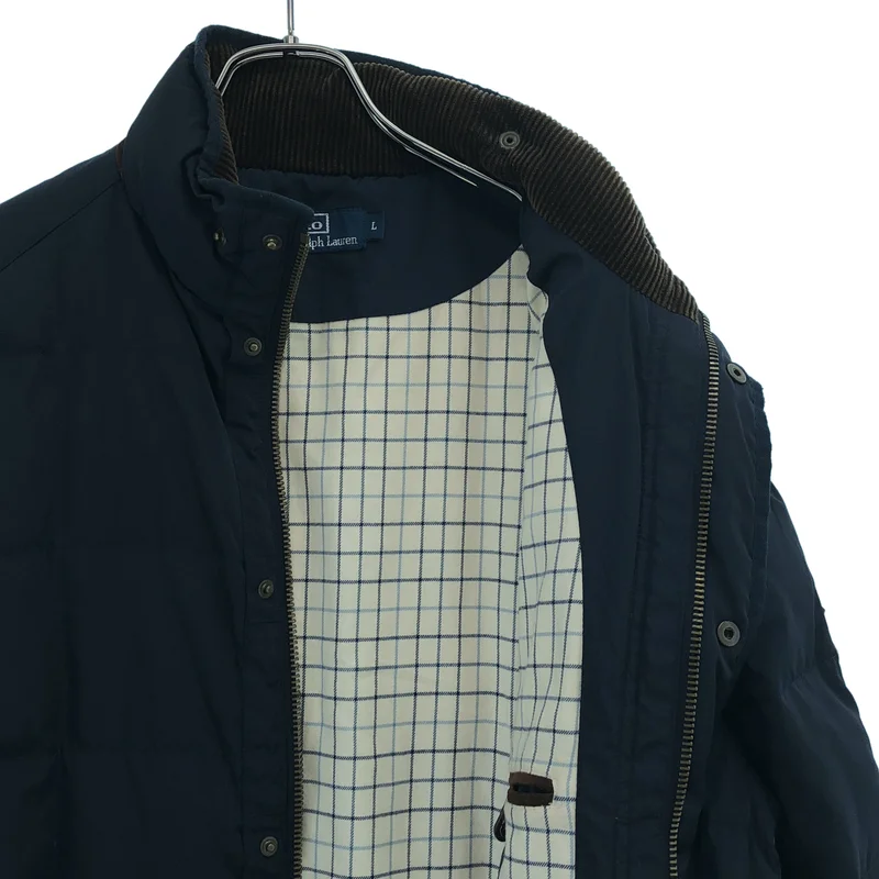 POLO BY RALPH LAUREN / ポロバイラルフローレン | ナイロン スタンドカラー ダウンジャケット | L | メンズ