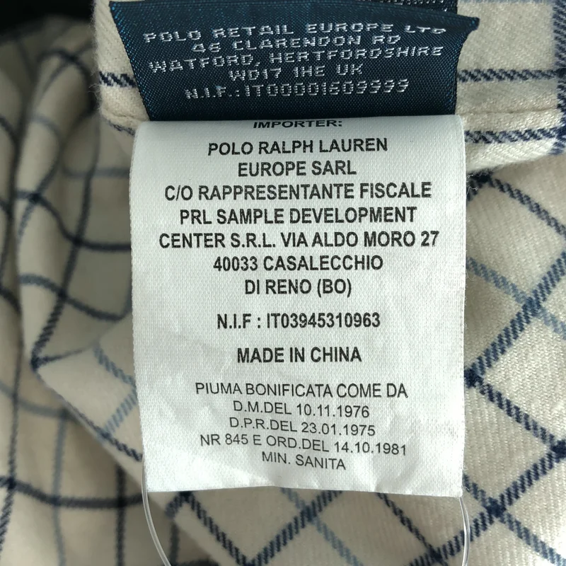 POLO BY RALPH LAUREN / ポロバイラルフローレン | ナイロン スタンドカラー ダウンジャケット | L | メンズ