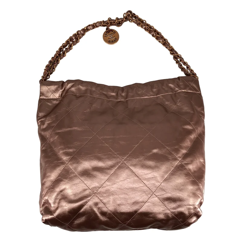 CHANEL / シャネル | シャネル22 レザー チェーン ショルダーバッグ