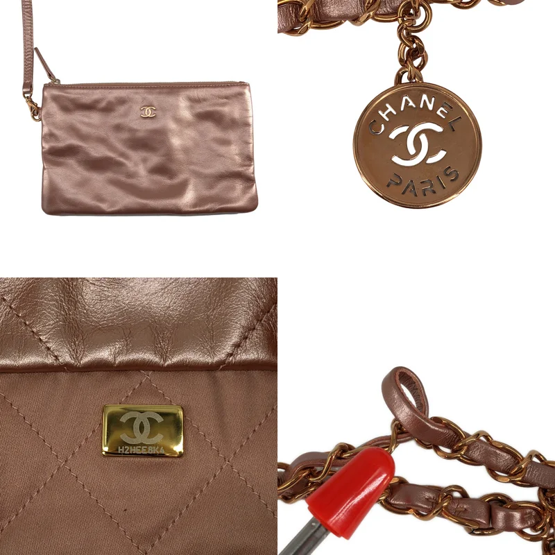 CHANEL / シャネル | シャネル22 レザー チェーン ショルダーバッグ AS3260 |