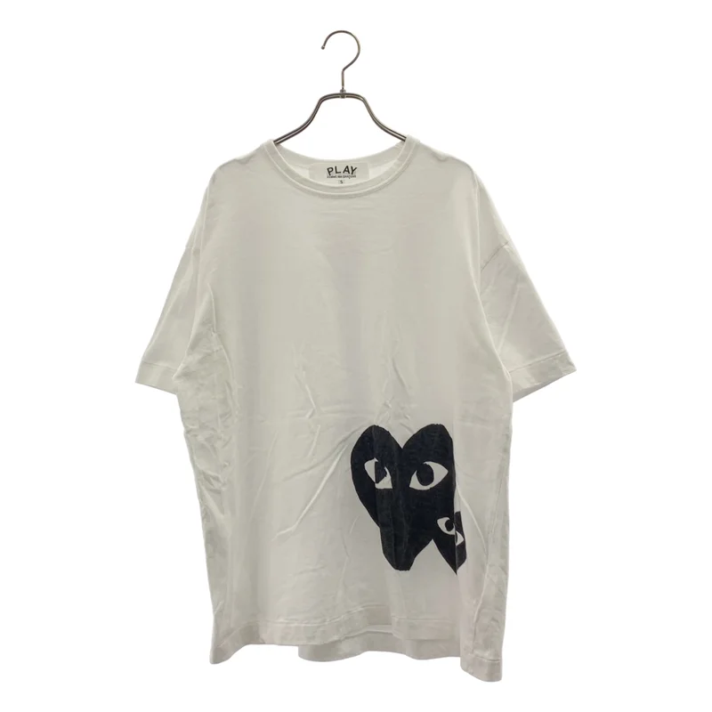 PLAY COMME des GARCONS / プレイコムデギャルソン | 2025 | ハートプリント ロゴ Tシャツ カットソー | S | メンズ