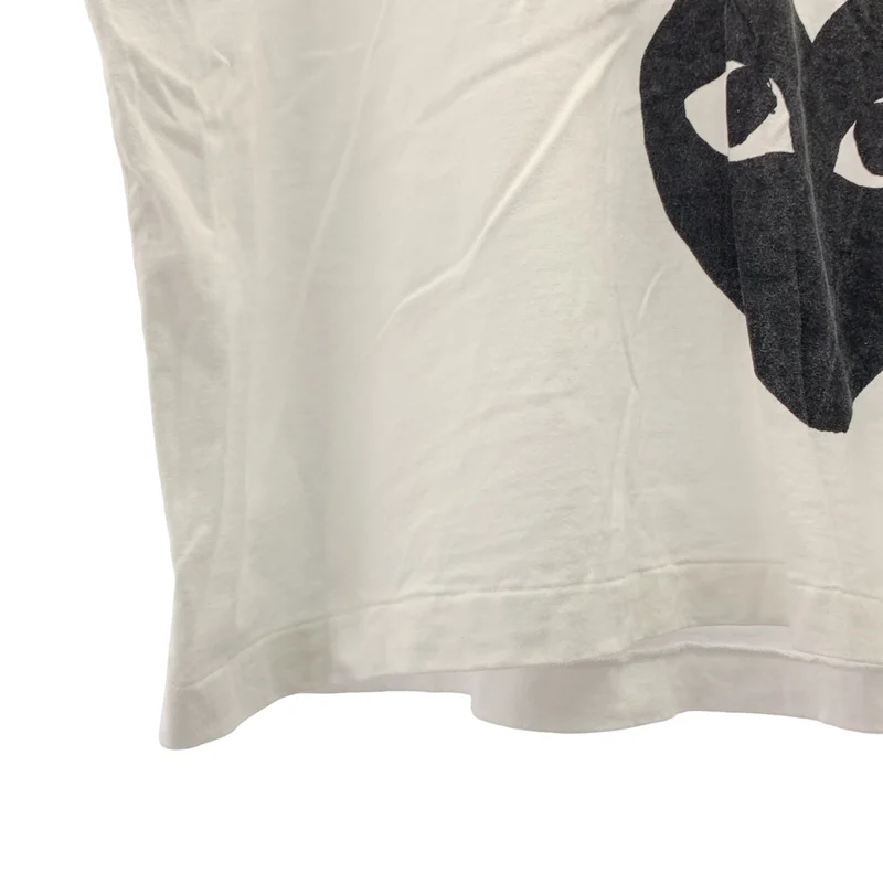 PLAY COMME des GARCONS / プレイコムデギャルソン | 2025 | ハートプリント ロゴ Tシャツ カットソー | S | メンズ