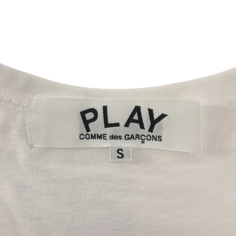 PLAY COMME des GARCONS / プレイコムデギャルソン | 2025 | ハートプリント ロゴ Tシャツ カットソー | S | メンズ