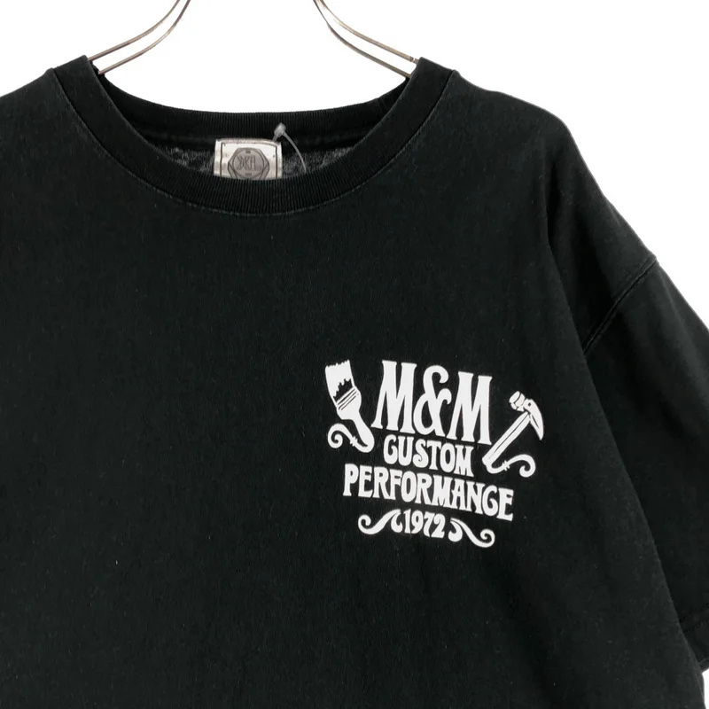 M&M / エムアンドエム | ロゴ 両面プリント Tシャツ カットソー | XL | メンズ