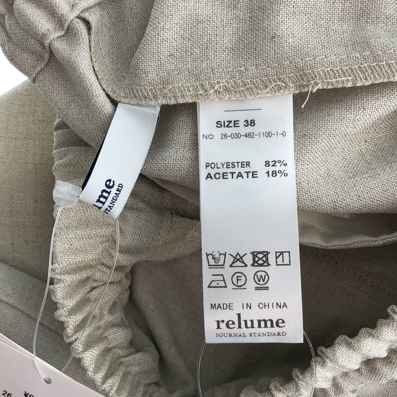 JOURNAL STANDARD relume / ジャーナルスタンダードレリューム | 2026SS | アセテートスラブストレッチベイカーパンツ | 38 | レディース