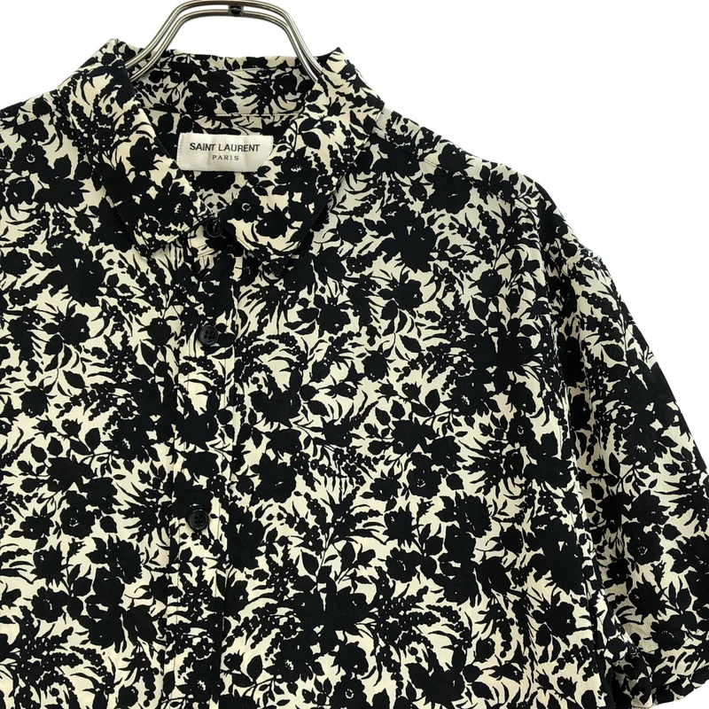 SAINT LAURENT PARIS / サンローランパリ | 2022SS | シルク アロハシャツ | 38 | メンズ