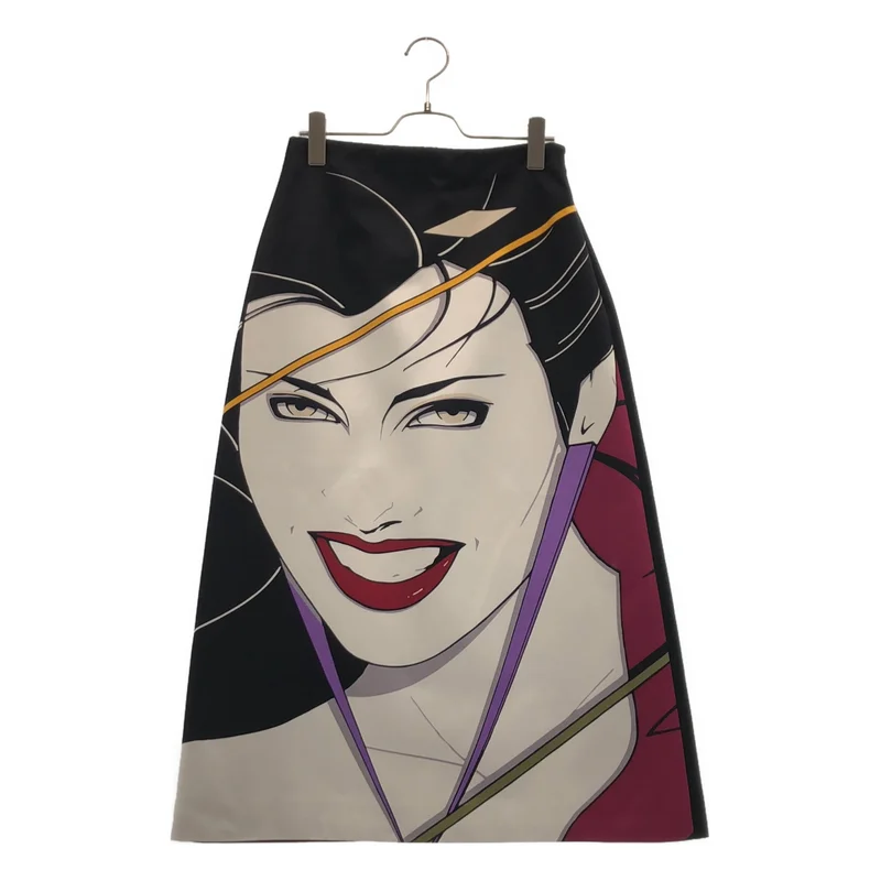 GUCCI / グッチ | × Patrick Nagel / アートプリント フレアスカート | 38 | レディース