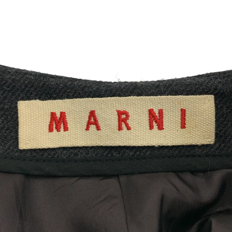 MARNI / マルニ | ウール タック タイトスカート | 42 | レディース
