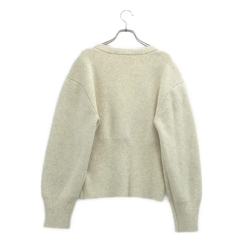 Herlipto / ハーリップトゥ | Lyra Gold Button Cardigan ウール混 ゴールドボタン ニットカーディガン | F | レディース