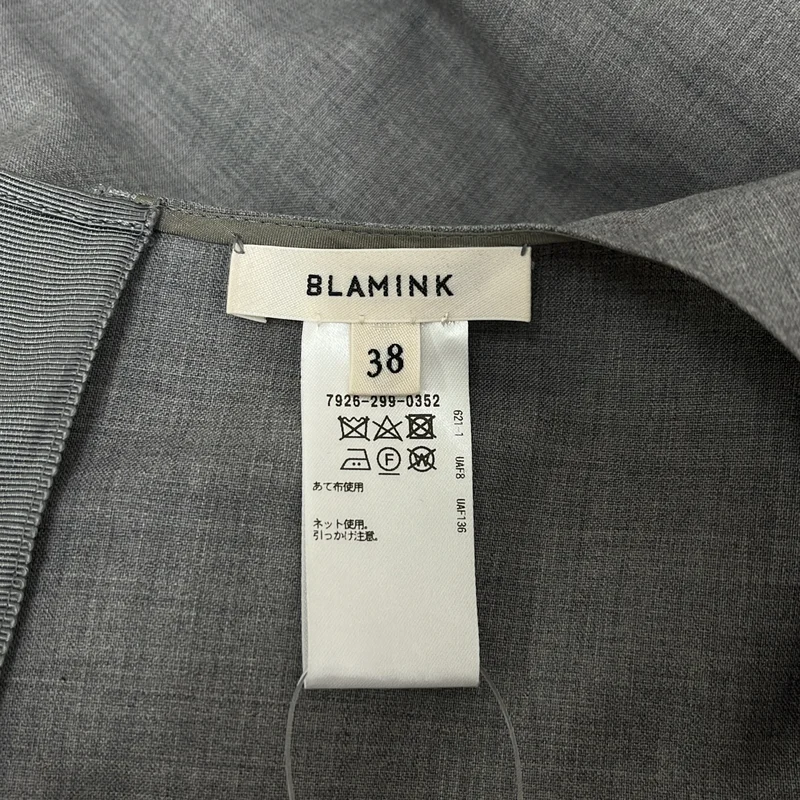BLAMINK / ブラミンク | FALL ウールクルーネックロングスリーブワンピース | 38 | レディース
