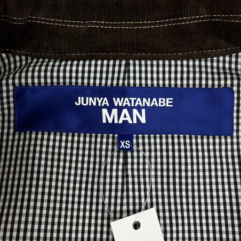 JUNYAWATANABE COMMEdesGARCONS MAN / ジュンヤワタナベマン | 2025AW | オーバーシルエット レザーポケット エルボーパッチ ワークジャケット | XS | メンズ