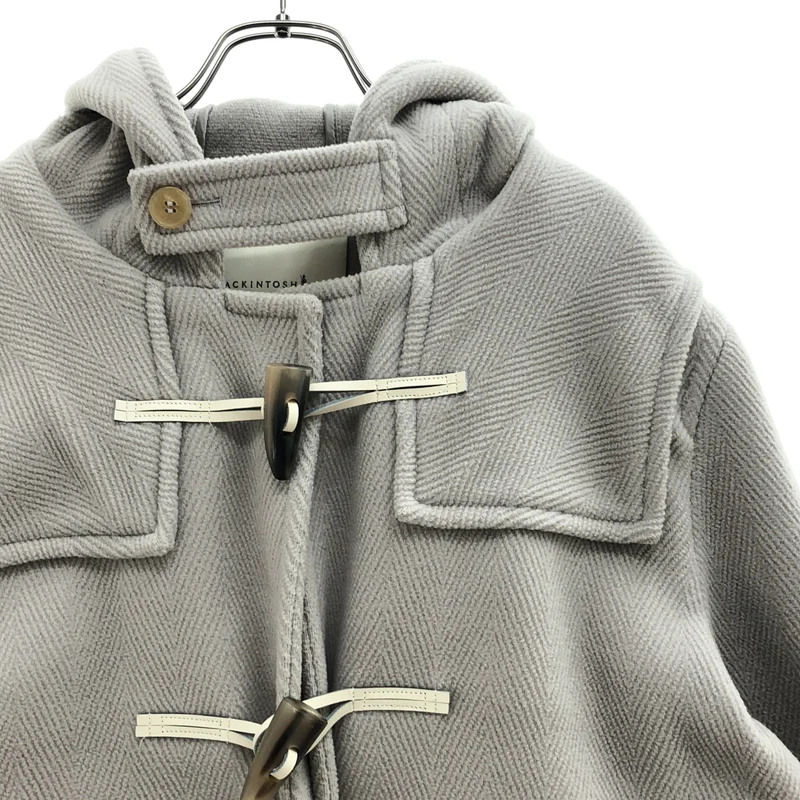 MACKINTOSH / マッキントッシュ | LDS WEIR ウール ヘリンボーン ダッフルコート | 10 | レディース