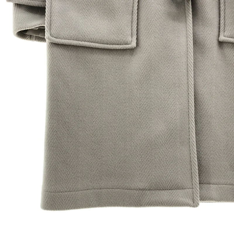MACKINTOSH / マッキントッシュ | LDS WEIR ウール ヘリンボーン ダッフルコート | 10 | レディース