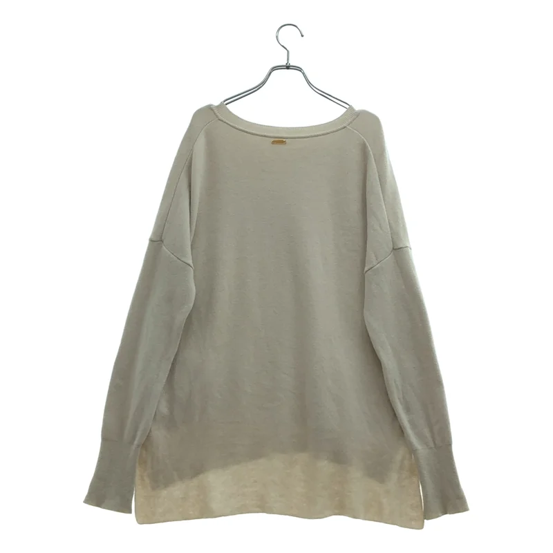 MUSE de Deuxieme Classe / ミューズドゥーズィーエムクラス | fluffy / スムース クルーネック プルオーバー ニット セーター |