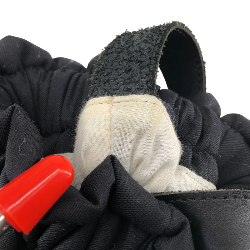 tricot COMME des GARCONS / トリココムデギャルソン | レザー切替 スタッズ カゴバッグ |