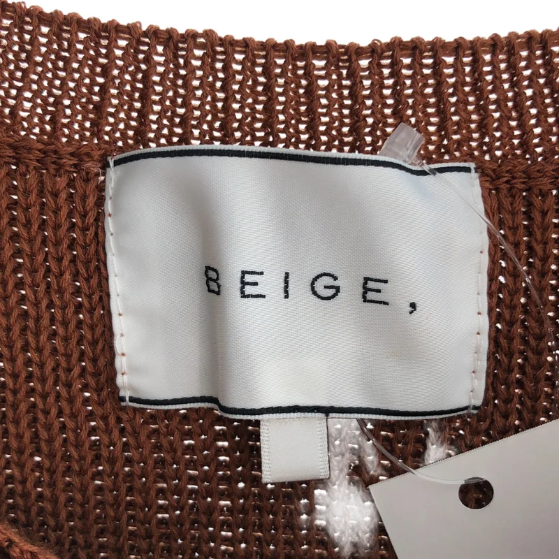 BEIGE， / ベイジ | コットン スリットトップス | 4 | レディース