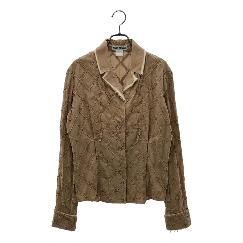 ISSEY MIYAKE / イッセイミヤケ | カットワーク シャツ ジャケット | 3 | レディース