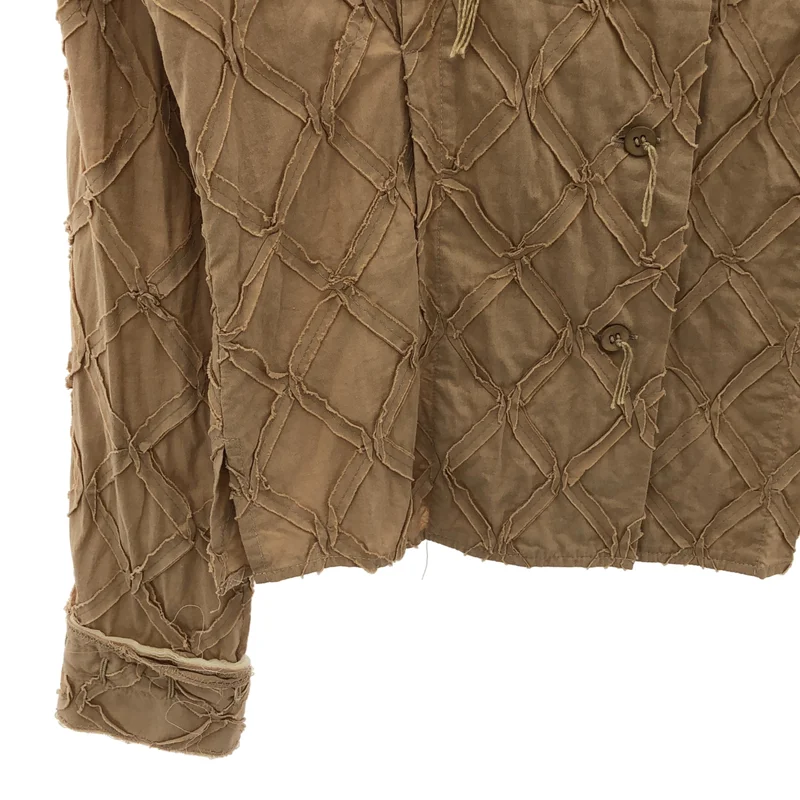 ISSEY MIYAKE / イッセイミヤケ | カットワーク シャツ ジャケット | 3 | レディース