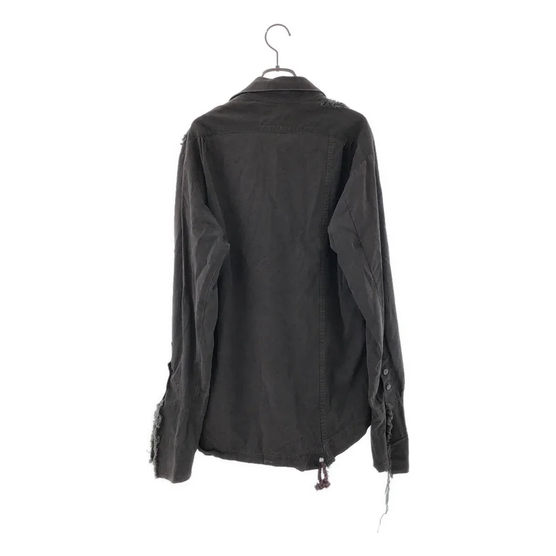 GREG LAUREN / グレッグローレン | THE TENT STUDIO SHIRT / テント ダメージ加工 シャツ | 2 | メンズ