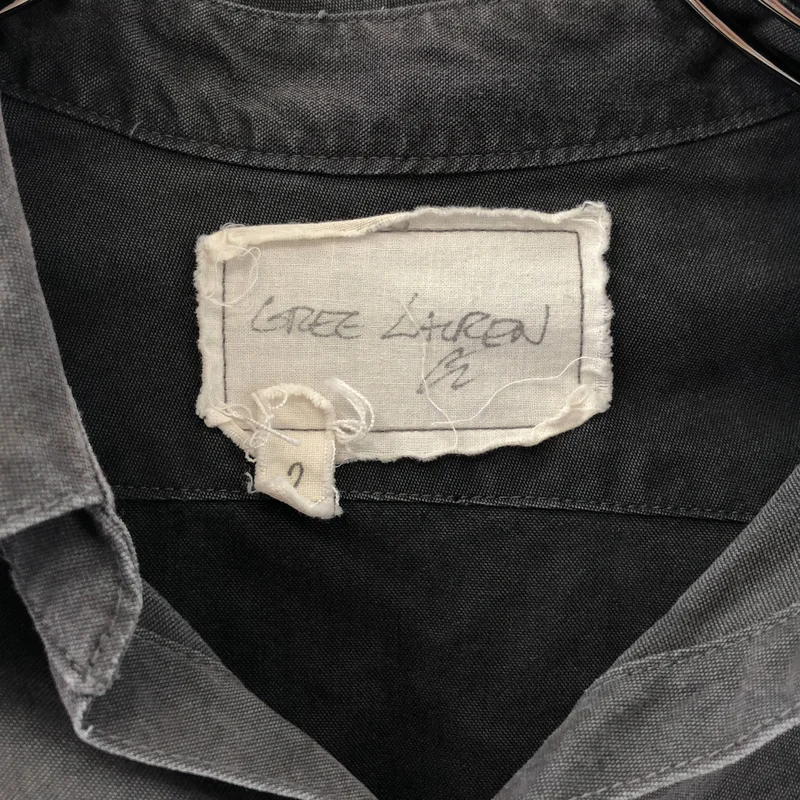 GREG LAUREN / グレッグローレン | THE TENT STUDIO SHIRT / テント ダメージ加工 シャツ | 2 | メンズ