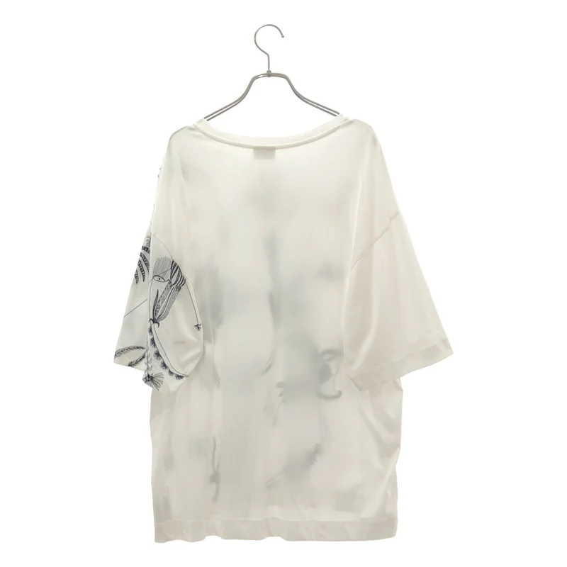 DRIES VAN NOTEN / ドリスヴァンノッテン | フラワー刺しゅう オーバーTシャツ | Small | レディース