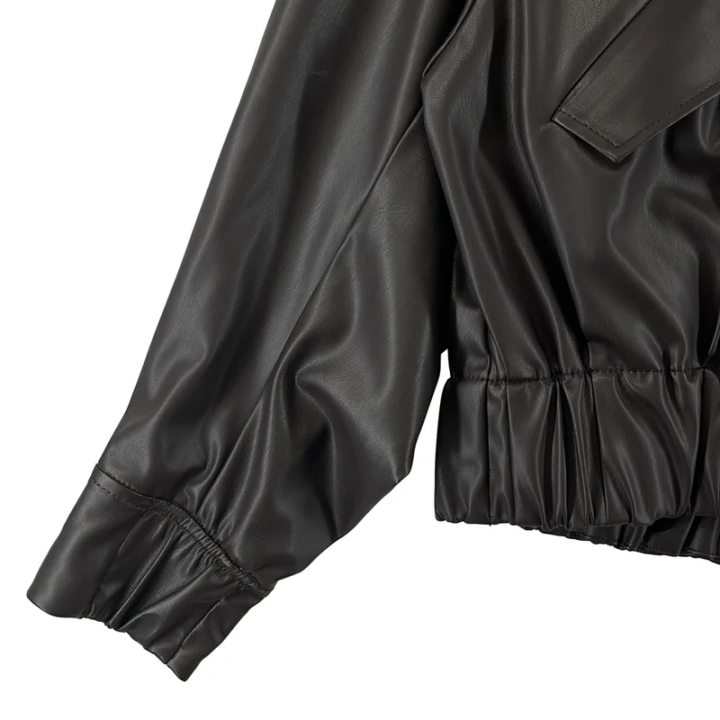 immatereal / イマテリアル | 2025AW | easy care soft leather jacket エコレザー ジャケット | F | レディース
