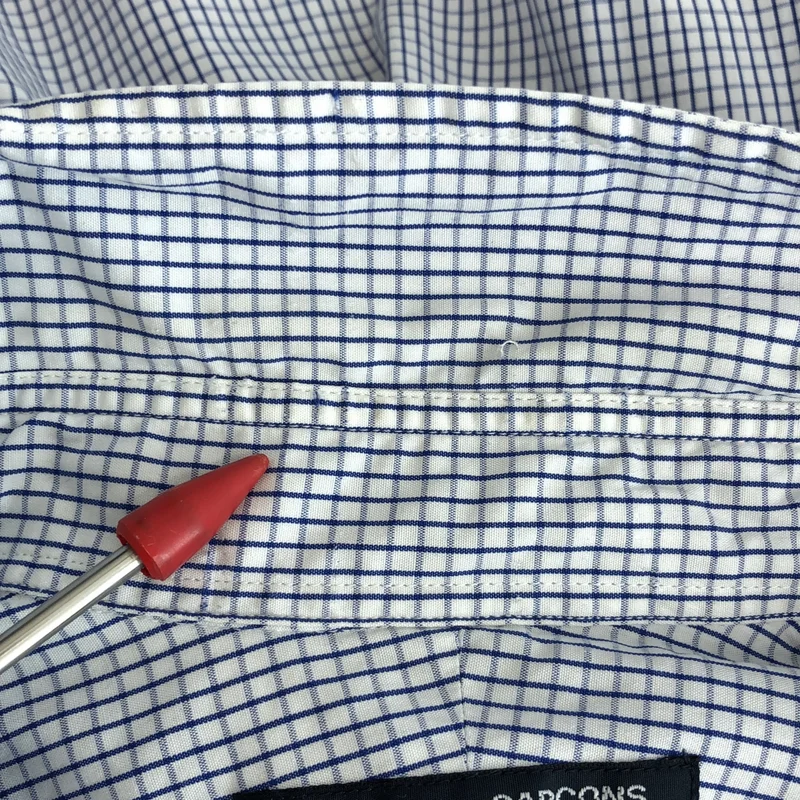 COMME des GARCONS HOMME / コムデギャルソンオム | 異素材切替 チェック シャツ | XS | メンズ