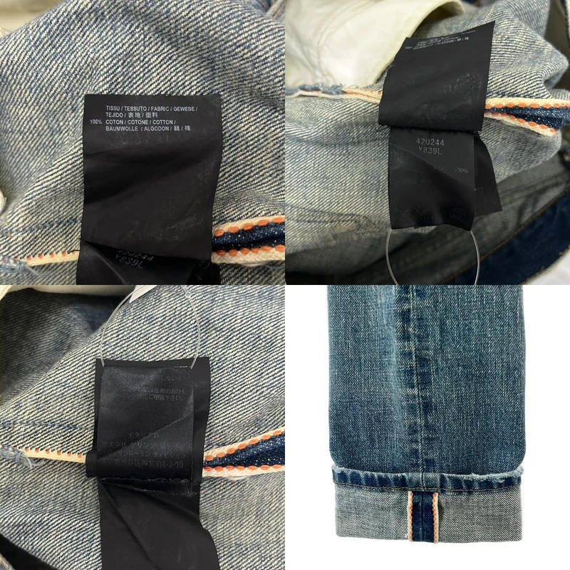 SAINT LAURENT PARIS / サンローランパリ | 2016SS | クラッシュ スキニーデニムパンツ | 28 | メンズ