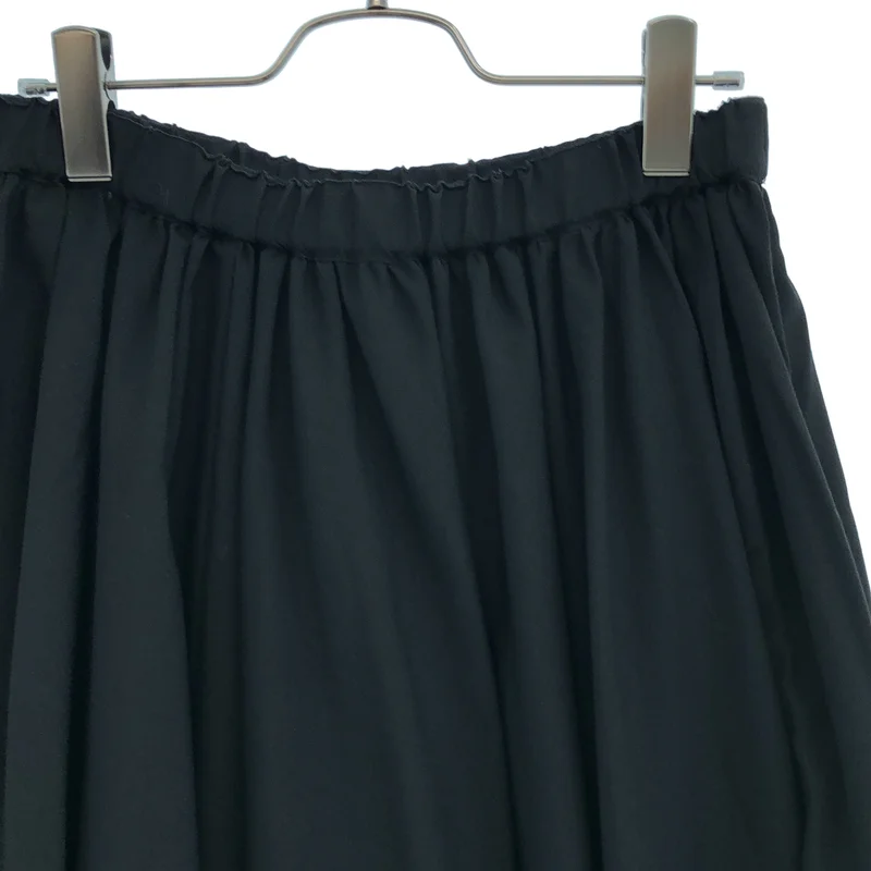 BLACK COMME des GARCONS / ブラックコムデギャルソン | 2012SS | ウール ギャザー イージースカート | S | レディース