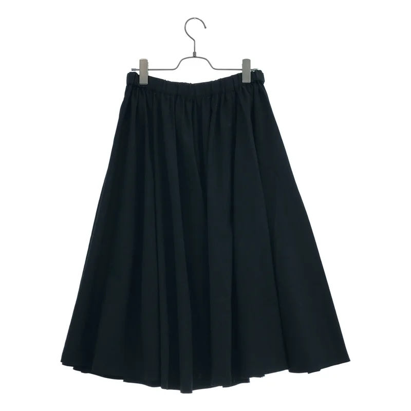 BLACK COMME des GARCONS / ブラックコムデギャルソン | 2012SS | ウール ギャザー イージースカート | S | レディース