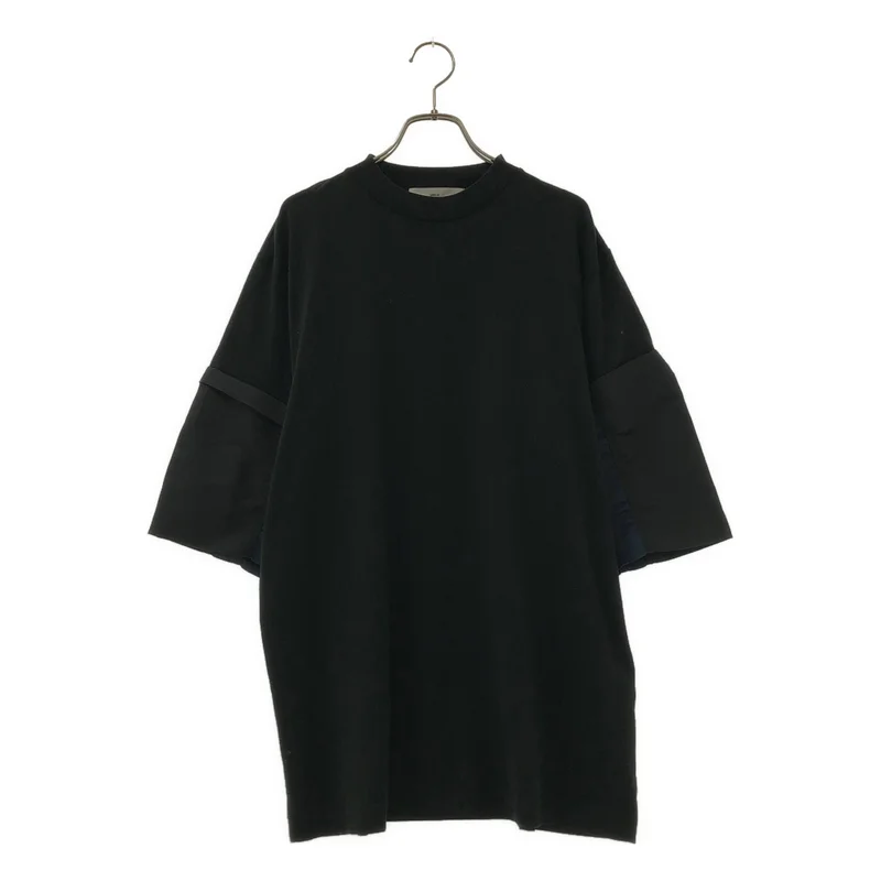 TOGA VIRILIS  / トーガビリリース | 2025SS | コットンジャージー 異素材切替 半袖Tシャツ | 46 | メンズ