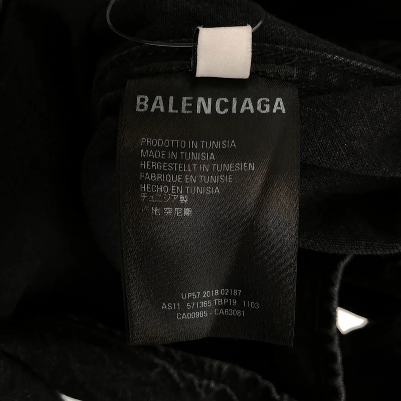 BALENCIAGA / バレンシアガ | Rear Printed Denim Shirt バックロゴデザイン デニムシャツ | 39 | メンズ