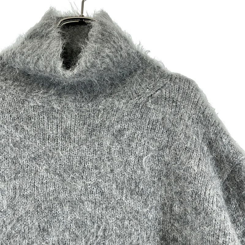 BEIGE， / ベイジ | ウール ハイネック ニット セーター | 4 | レディース