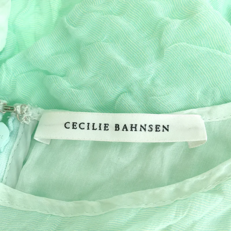Cecilie Bahnsen / セシリーバンセン | 2023SS | SILK TOP NIMBUS MATELASSE / コットン ノースリーブトップス | 8 | レディース