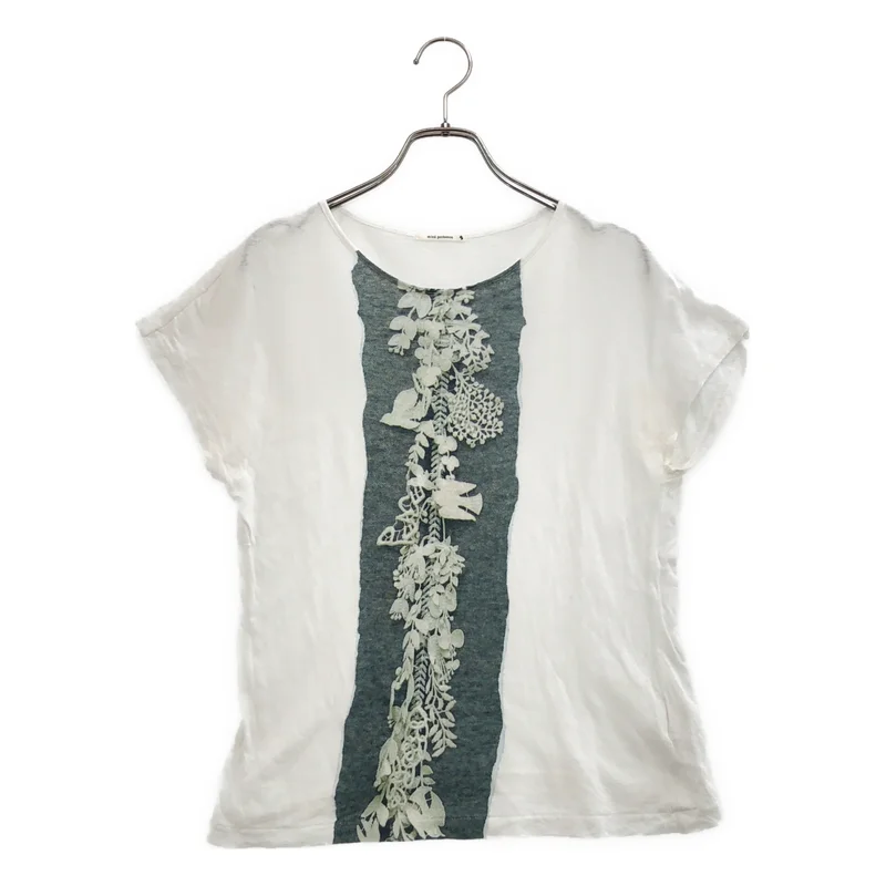mina perhonen / ミナペルホネン | forest parade / フォレスト パレード プリント Tシャツ カットソー | 36 | レディース
